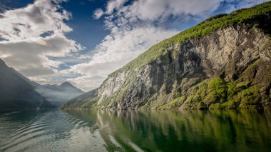 Geiranger fijord, Güzel Doğa Norveç.