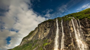 Geiranger fijord, Güzel Doğa Norveç.