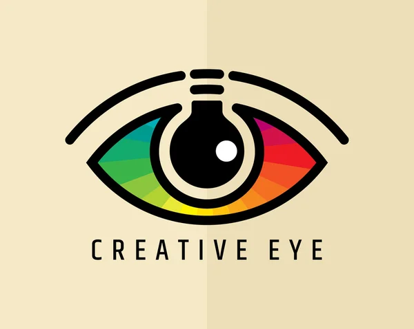 Tvůrčí oko, koncept — Stockový vektor