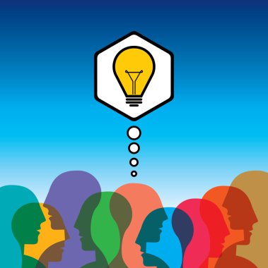 yaratıcı ekip çalışması fikir kavramı