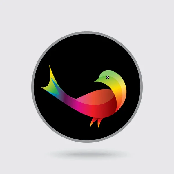 Creative bird symbol. — Stock Vector