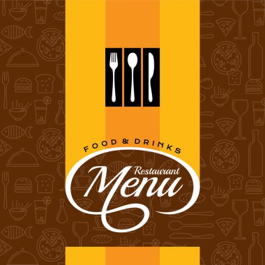 Restoran Menü Kart tasarımı