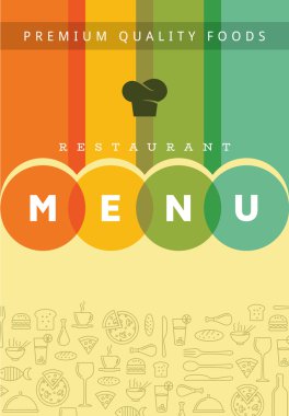 Restoran Menü Kart tasarımı