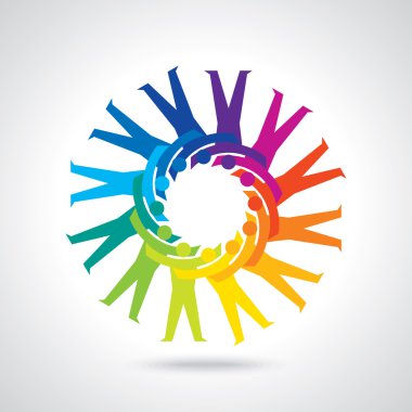 ekip çalışması kavramı için tasarım 