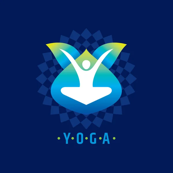 Ilustración de yoga / spa — Vector de stock