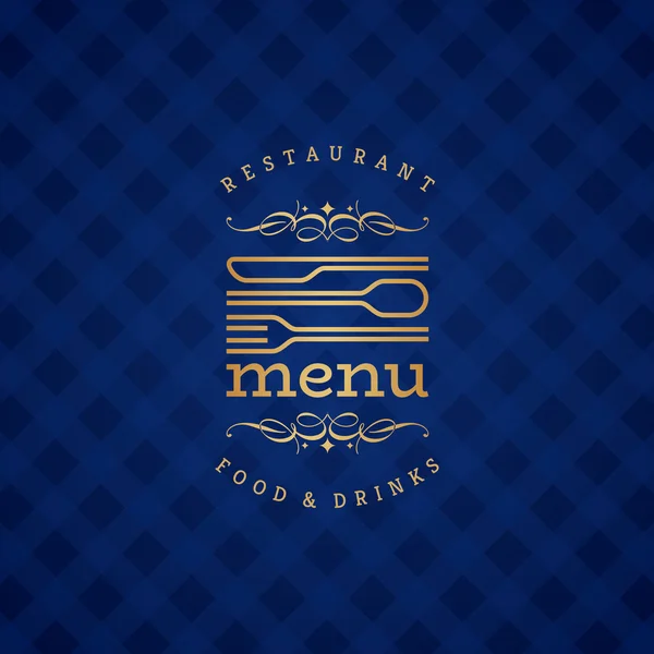 Restaurante Menú Diseño de tarjetas — Vector de stock