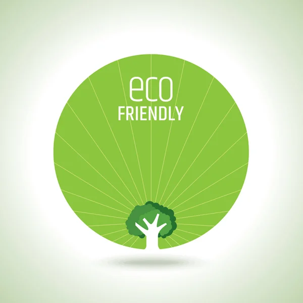 Green eco friendly design. — Stock vektor