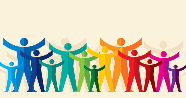 дизайн для концепции командной работы
 