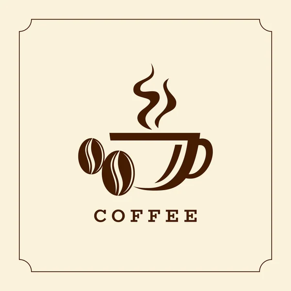 Πρότυπο σχεδίασης καφέ — Διανυσματικό Αρχείο