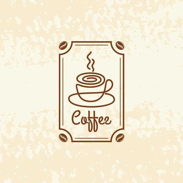 Szablon projektu kawy — Wektor stockowy
