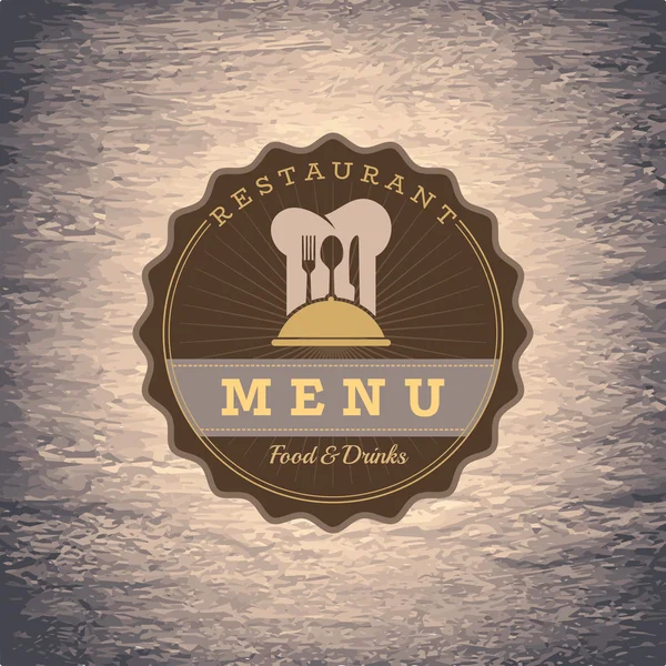 Carte de menu restaurant Design — Image vectorielle