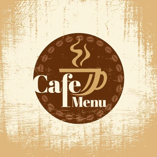 Modèle de conception de café — Image vectorielle