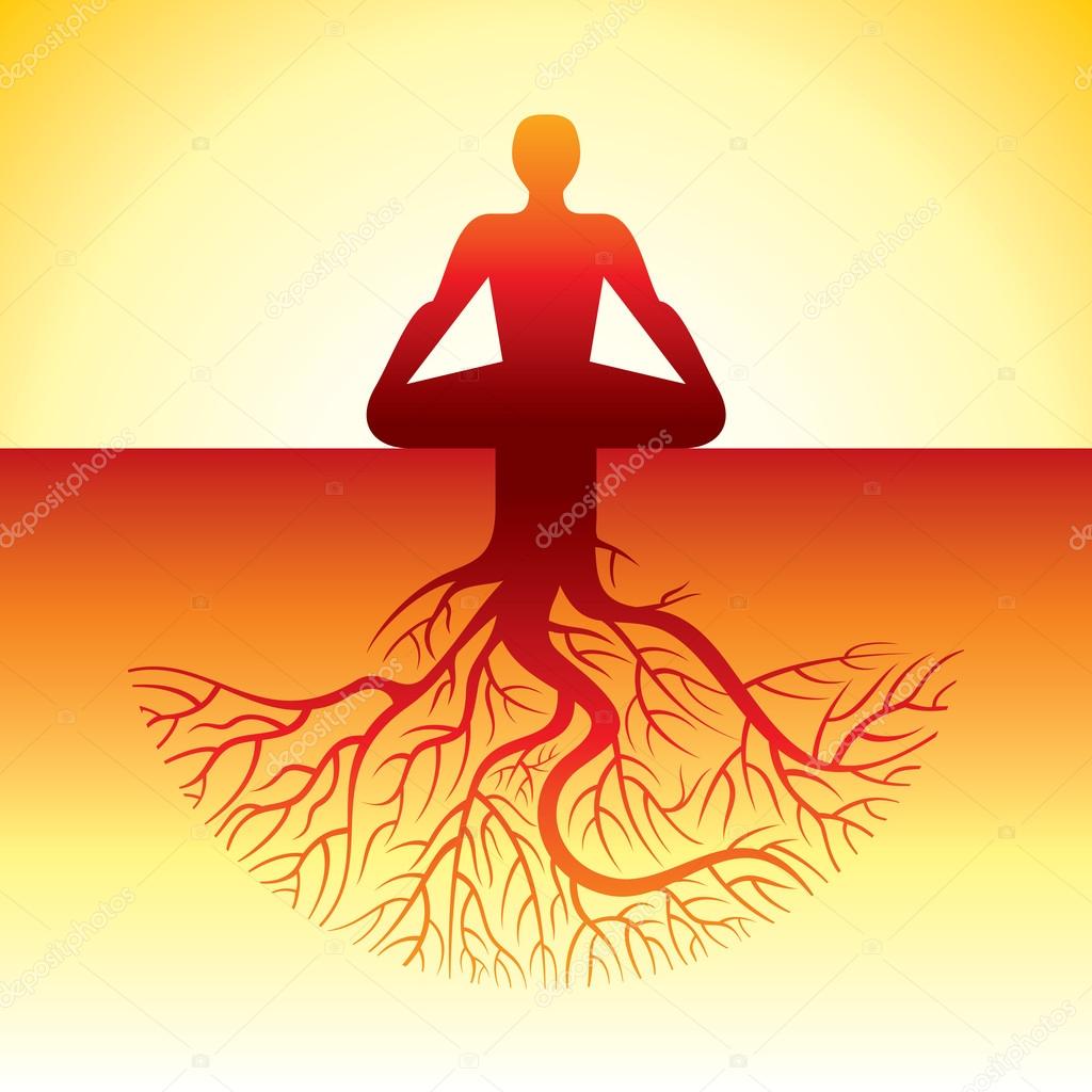 Vector yoga / spa icons and graphic design, logo design.