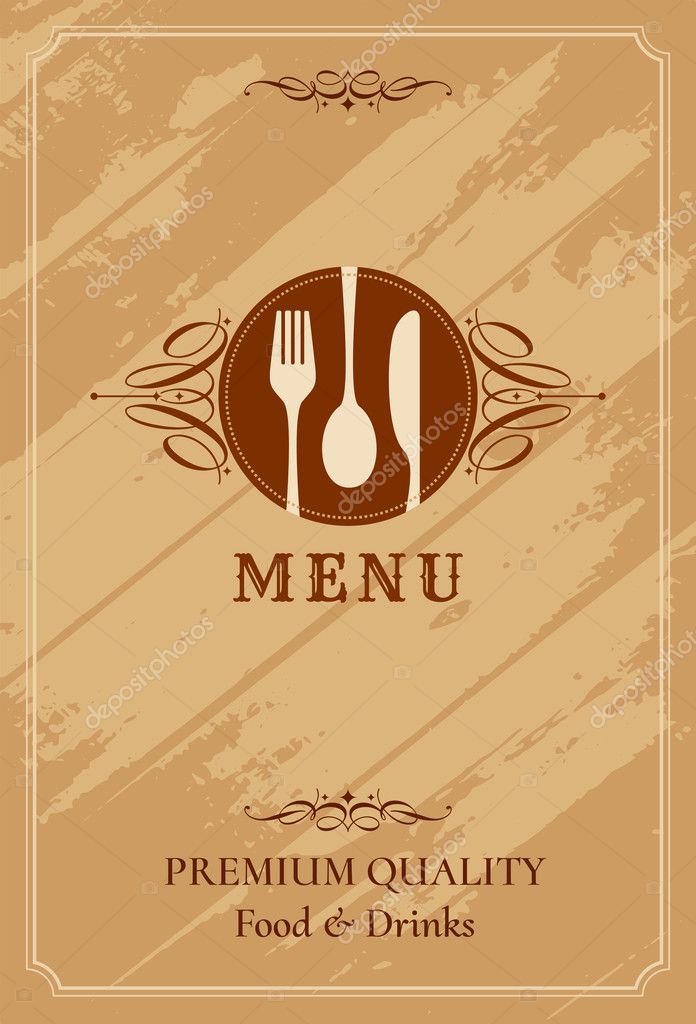 Restaurant menu card design Stock Vector by ©arrtfoto 126078616