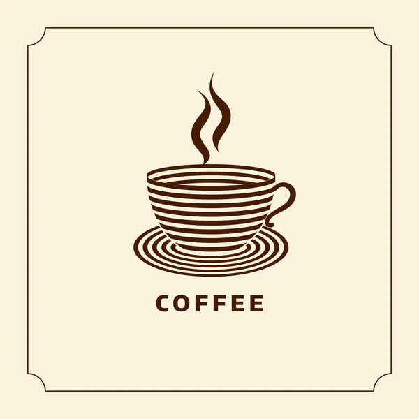 Coffee design template — Stock Vector