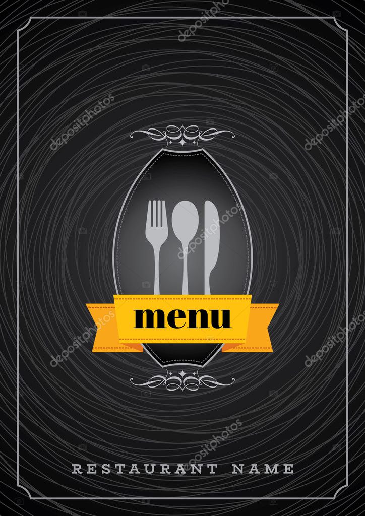 Restaurant menu card design Stock Vector Image by ©arrtfoto #126081190