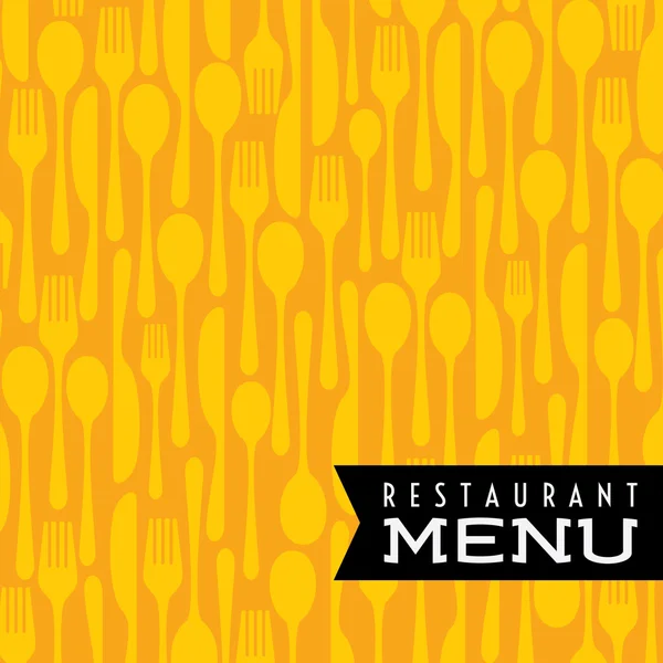 Carte de menu restaurant Design — Image vectorielle