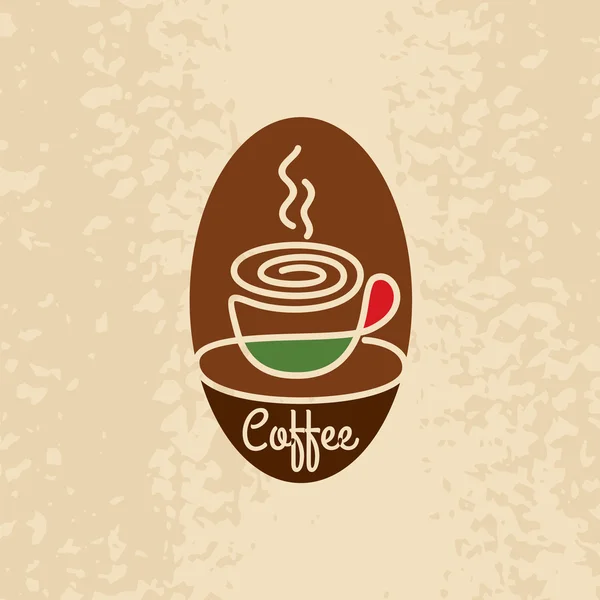 Coffee design template — Stock Vector