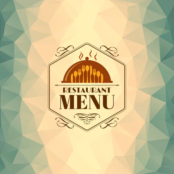 Restaurant menu card design — Stock Vector