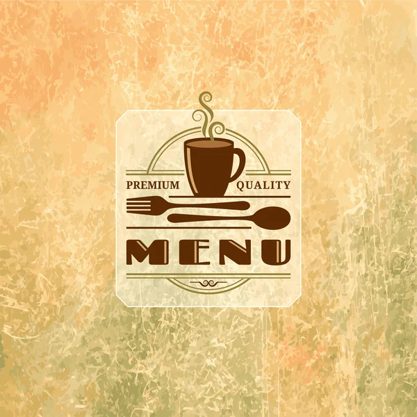 Carte de menu restaurant Design — Image vectorielle