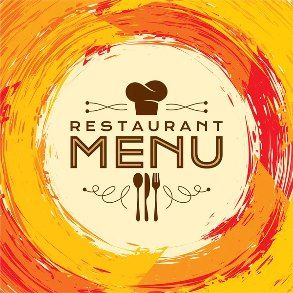 Restaurante Menú Diseño de tarjetas . — Vector de stock