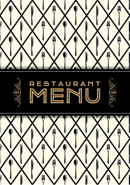 Projekt karta menu restauracji. — Wektor stockowy