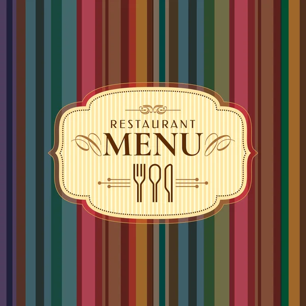 餐厅菜单卡片设计. — 图库矢量图片