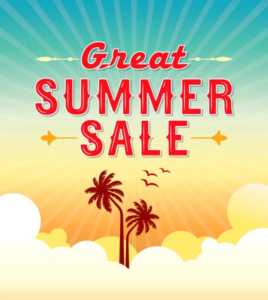 Summer Sale banner — Stock Vector