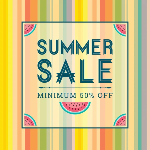 Summer Sale banner — Stock Vector