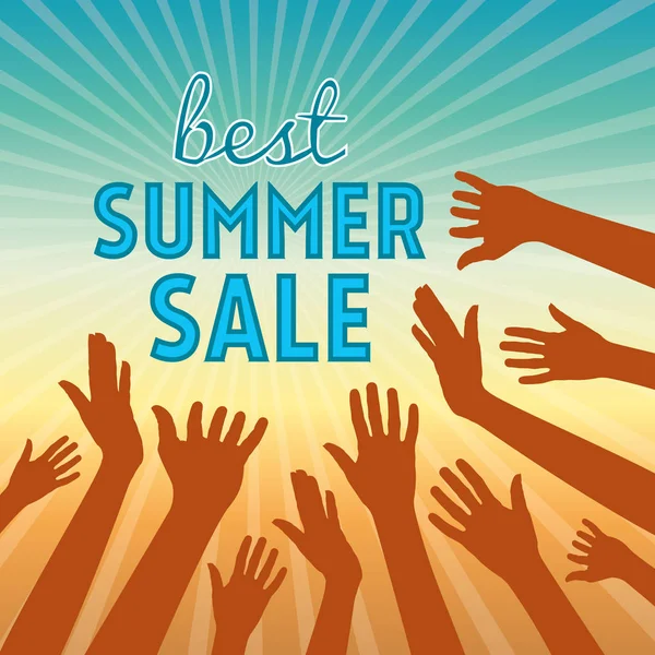 Summer Sale banner — Stock Vector