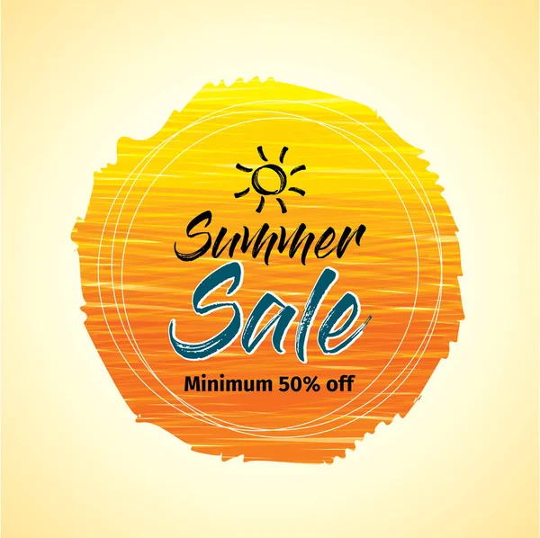 Banner de venda de verão —  Vetores de Stock
