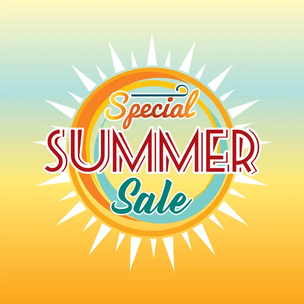 Summer Sale banner — Stock Vector