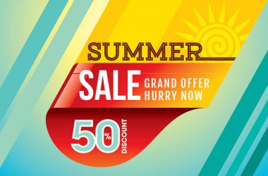 Yaz Satılık tasarım şablonu