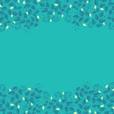 bitkiler ile soyut doğası desen