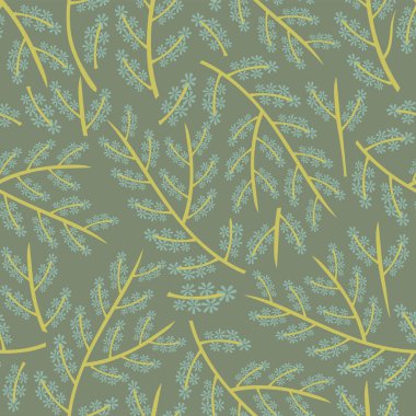 bitkiler ile soyut doğası desen