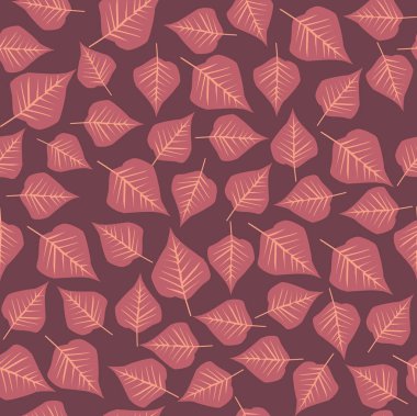 bitkiler ile soyut doğası desen