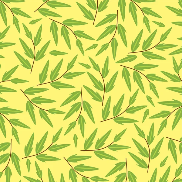 Patrón de naturaleza abstracta con plantas — Vector de stock