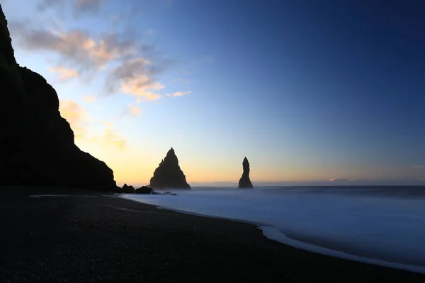 Island Landschaft Atlantik Insel Wasserpád Dyrhlaey Reynisfary Vik Myrdal Kirkjufjary — Stock fotografie