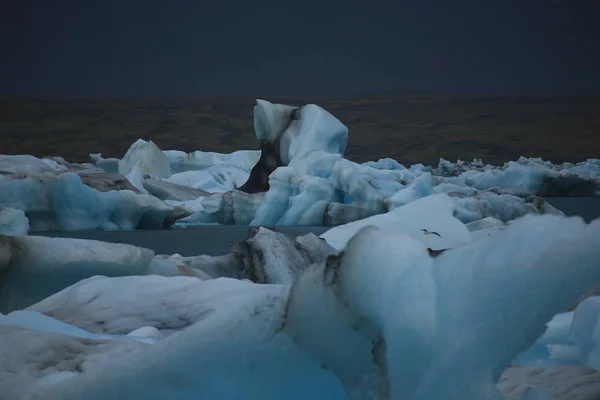 Île Landschaft Atlantik Insel Wasserfall Jkulsarlon — Photo