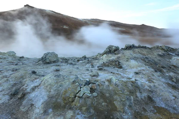 Ostrov Landschaft Atlantik Insel Hveraroend — Stock fotografie