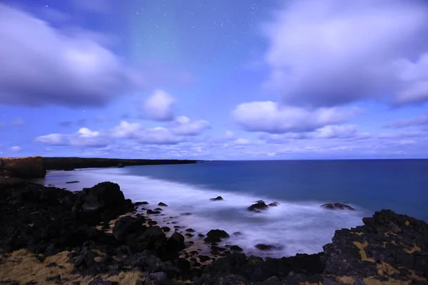 Eiland Landschaft Atlantik Insel Wasserfall Snaefellsnes — Stockfoto