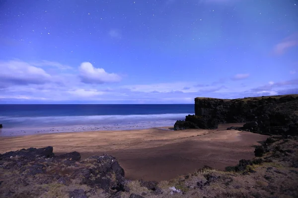 Eiland Landschaft Atlantik Insel Wasserfall Snaefellsnes — Stockfoto