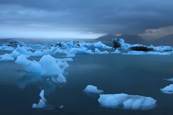 Isla Landschaft Atlantik Insel Joekulsarlon —  Fotos de Stock