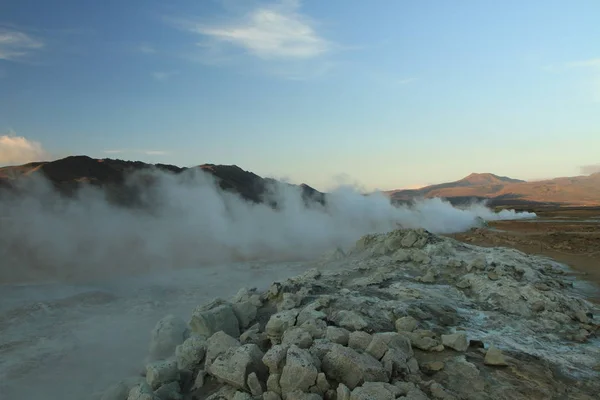 Wyspa Landschaft Atlantik Insel Hveraroend — Zdjęcie stockowe