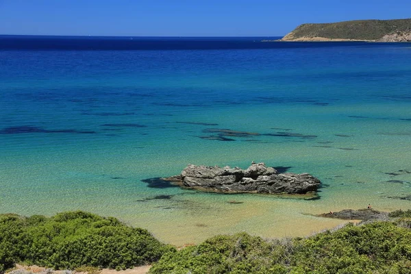 Cerdeña Insel Mittelmeer Sarta Lavadora Meer Arena Bucht —  Fotos de Stock