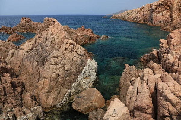 Sardinien Insel Mittelmeer Strand Wasser Meer Areia Bucht — Fotografia de Stock