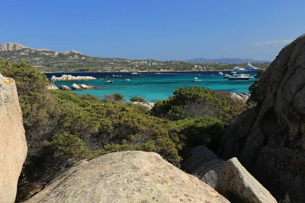 Sardunya Insel Mittelmeer Strand Wasser Meer Kum Bucht — Stok fotoğraf