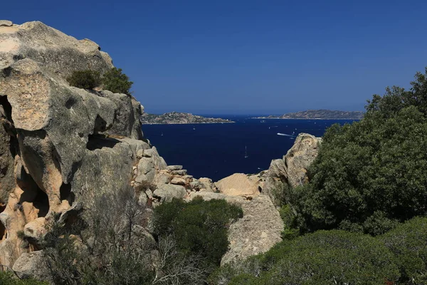 Cerdeña Insel Mittelmeer Sarta Lavadora Meer Arena Bucht — Foto de Stock