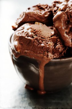 çikolatalı dondurma.