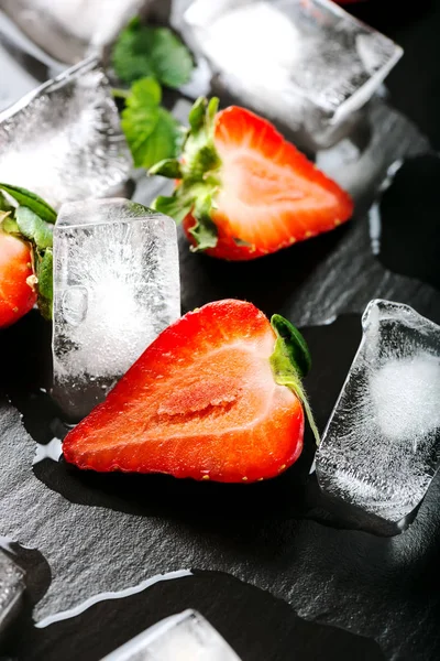 Boisson aux fraises fraîches — Photo